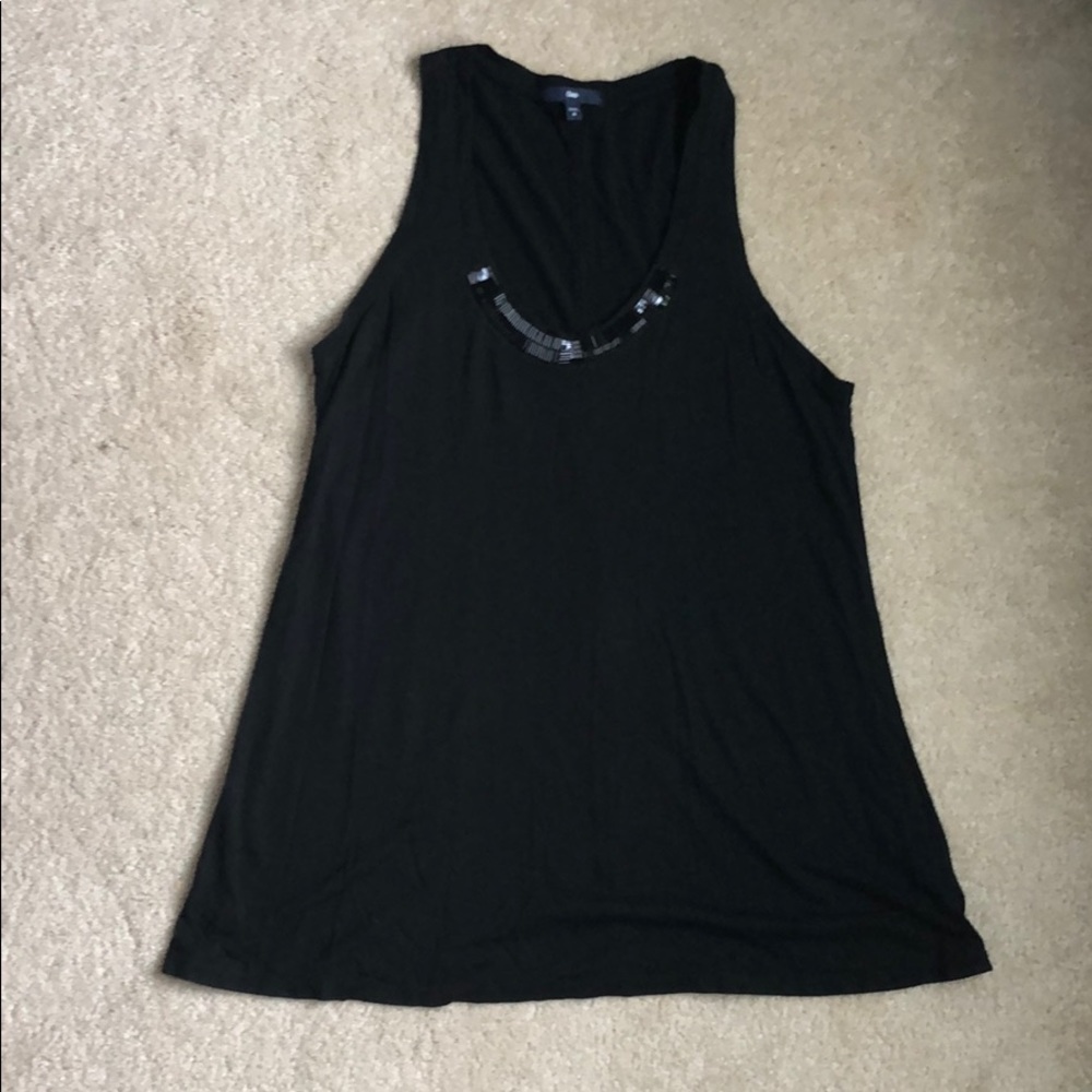 Perfect going out tank top. Simple with a twist!